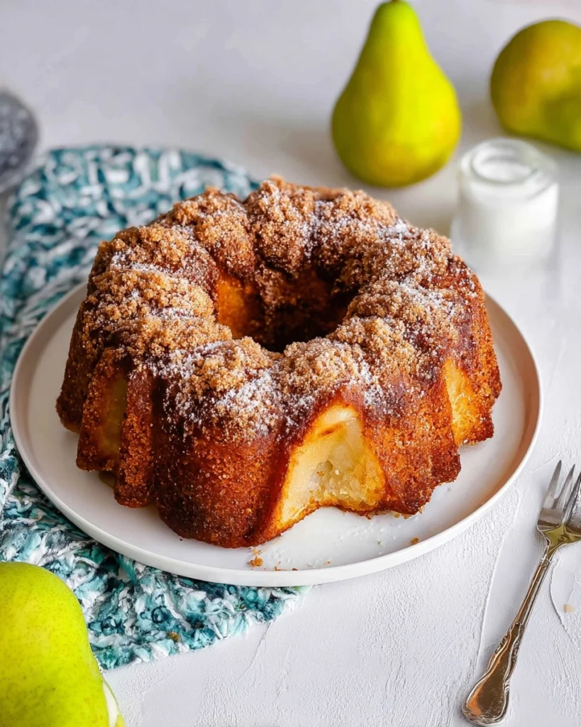 Buttery-Pear-Bundt-Cake-with-Cinnamon-Streusel-Swirl-Recipe