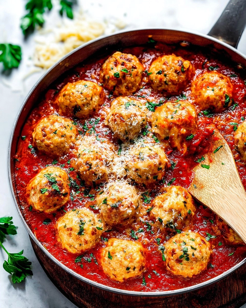 Chicken Parmesan Meatballs
