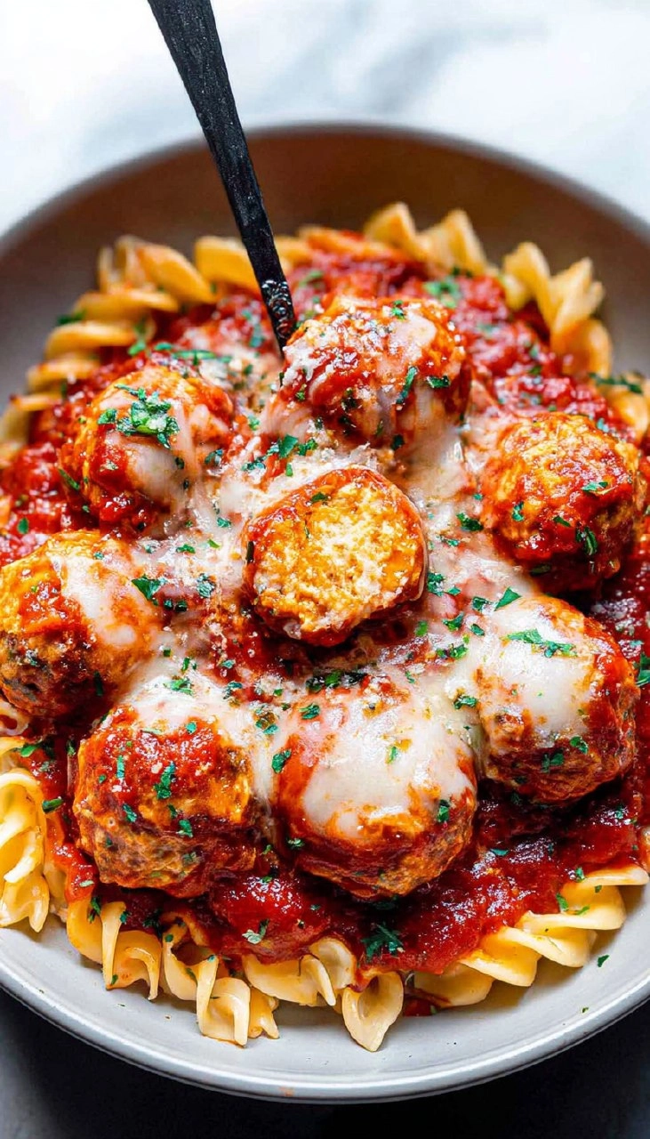Chicken Parmesan Meatballs