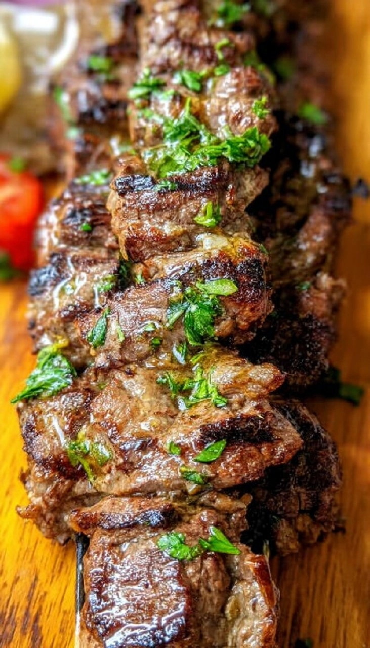 Grilled Lamb Souvlaki