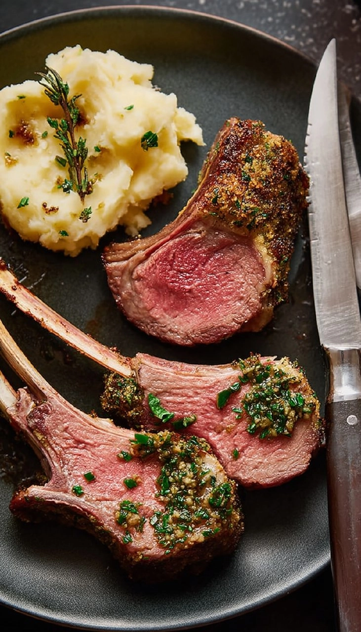 Herb Crusted Rack of Lamb
