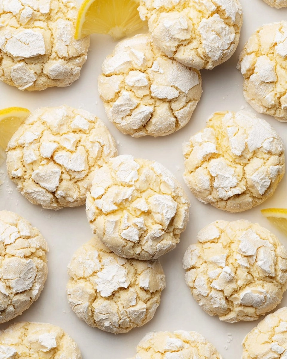 Lemon Crinkle Cookies