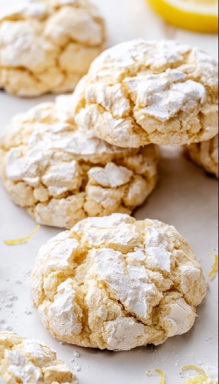 Lemon Crinkle Cookies