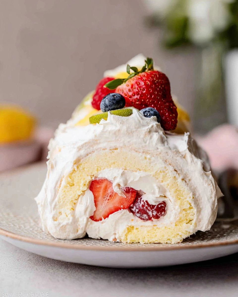 Meringue Roulade