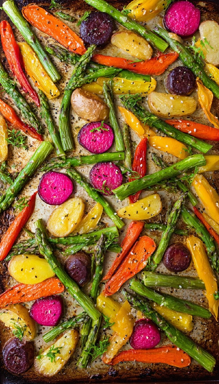 Roasted Spring Vegetables
