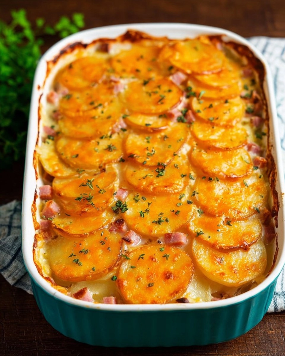 Scalloped Potatoes and Ham