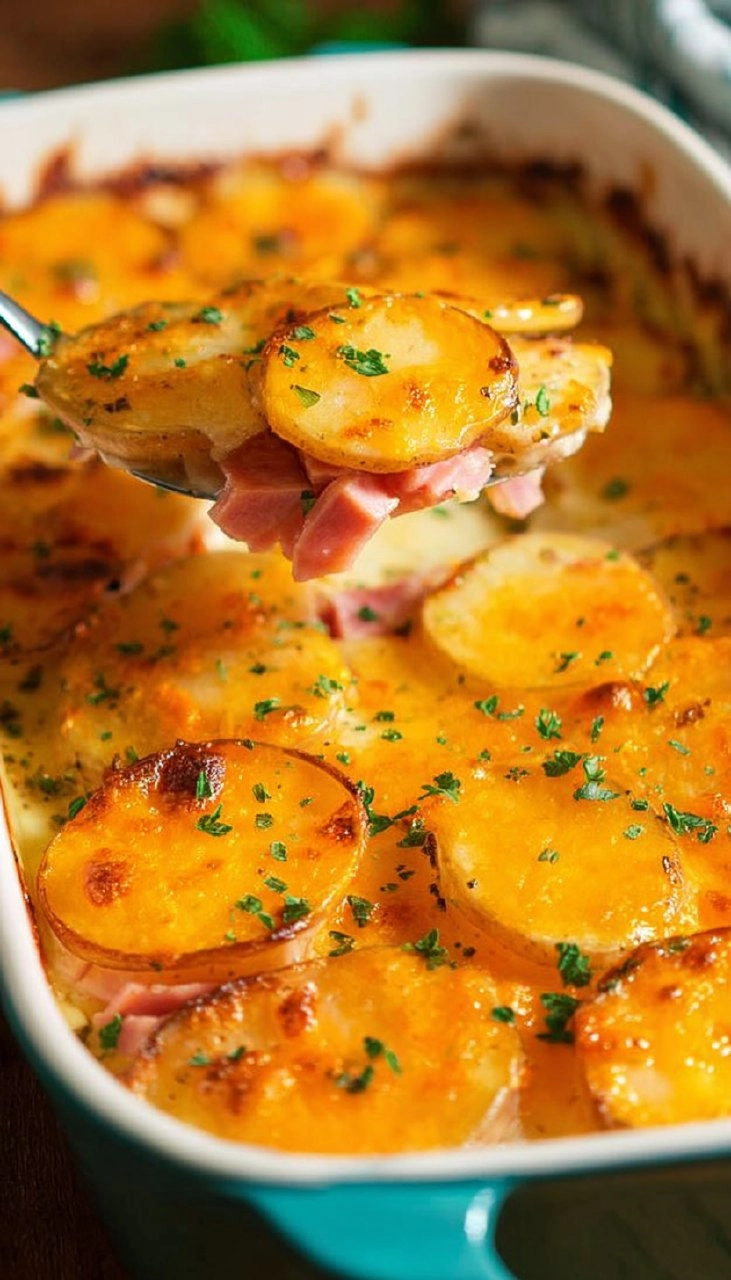 Scalloped Potatoes and Ham