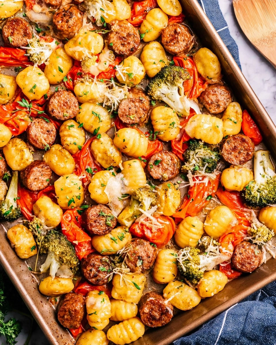 Sheet Pan Gnocchi with Sausage