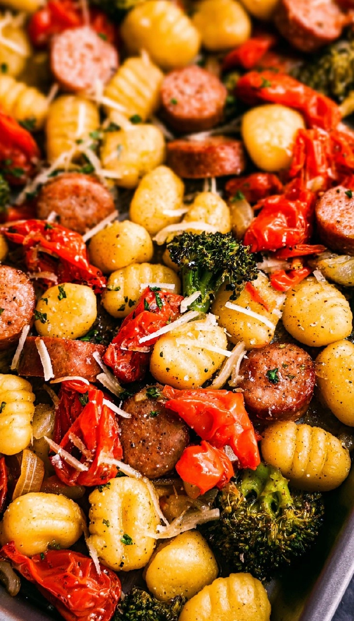 Sheet Pan Gnocchi with Sausage