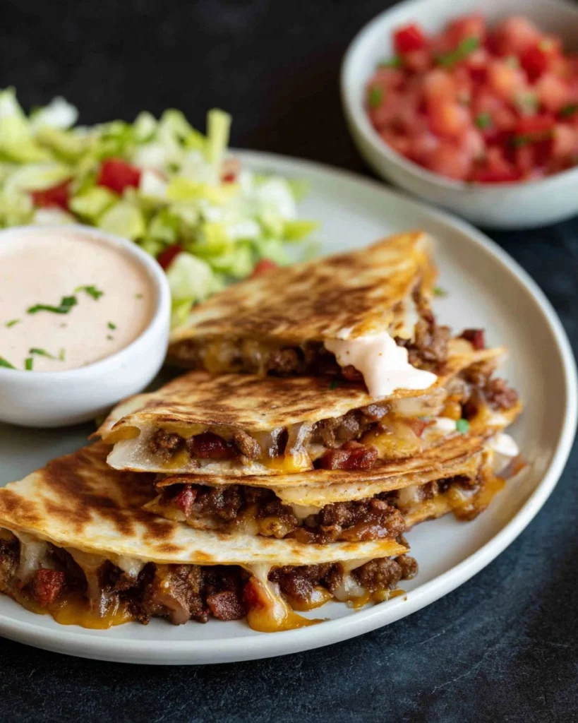 Bacon-Cheeseburger-Quesadillas-Recipe