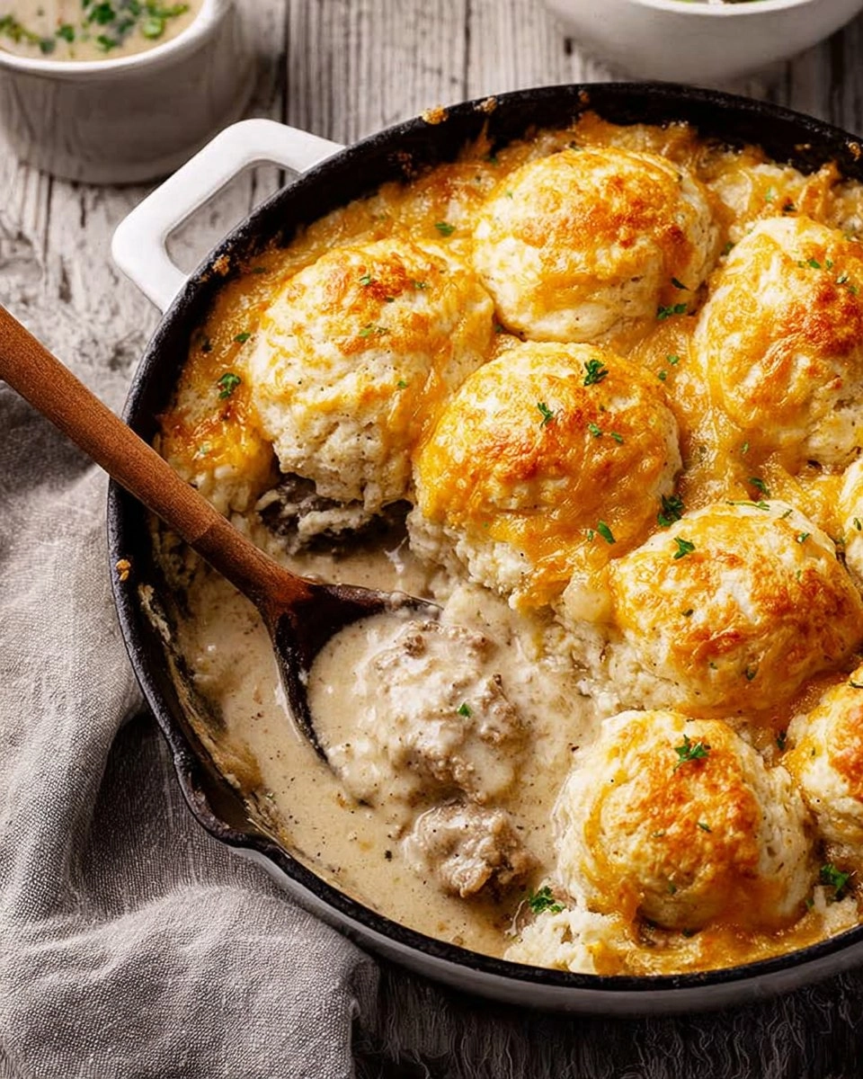 Biscuits and Gravy Bake