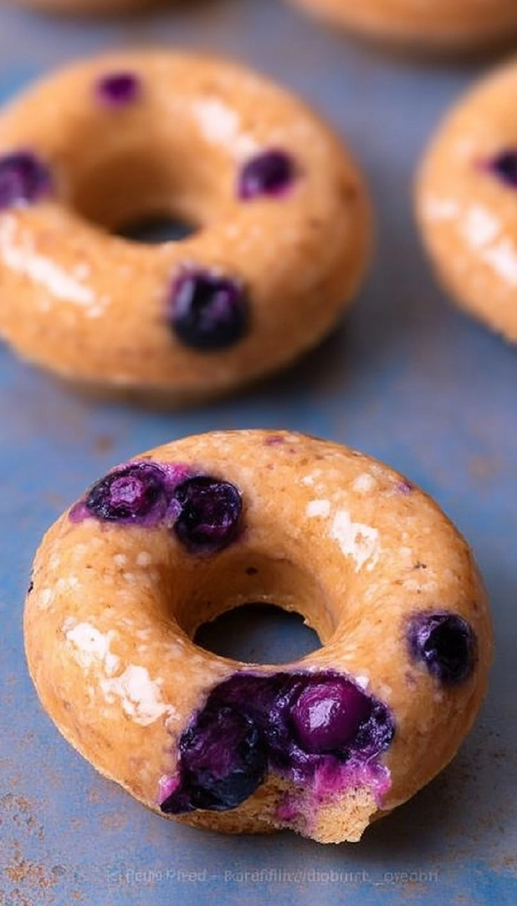 Blueberry Baked Donuts