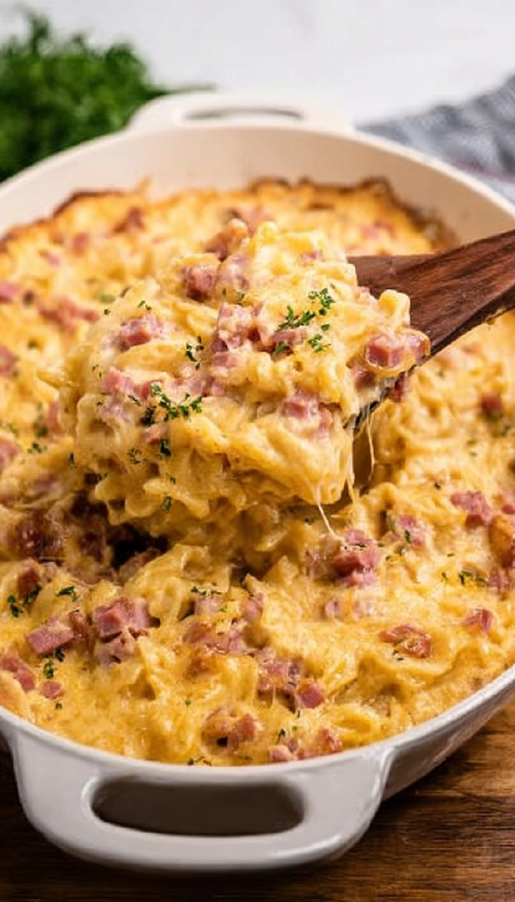 Cheesy Ham Casserole