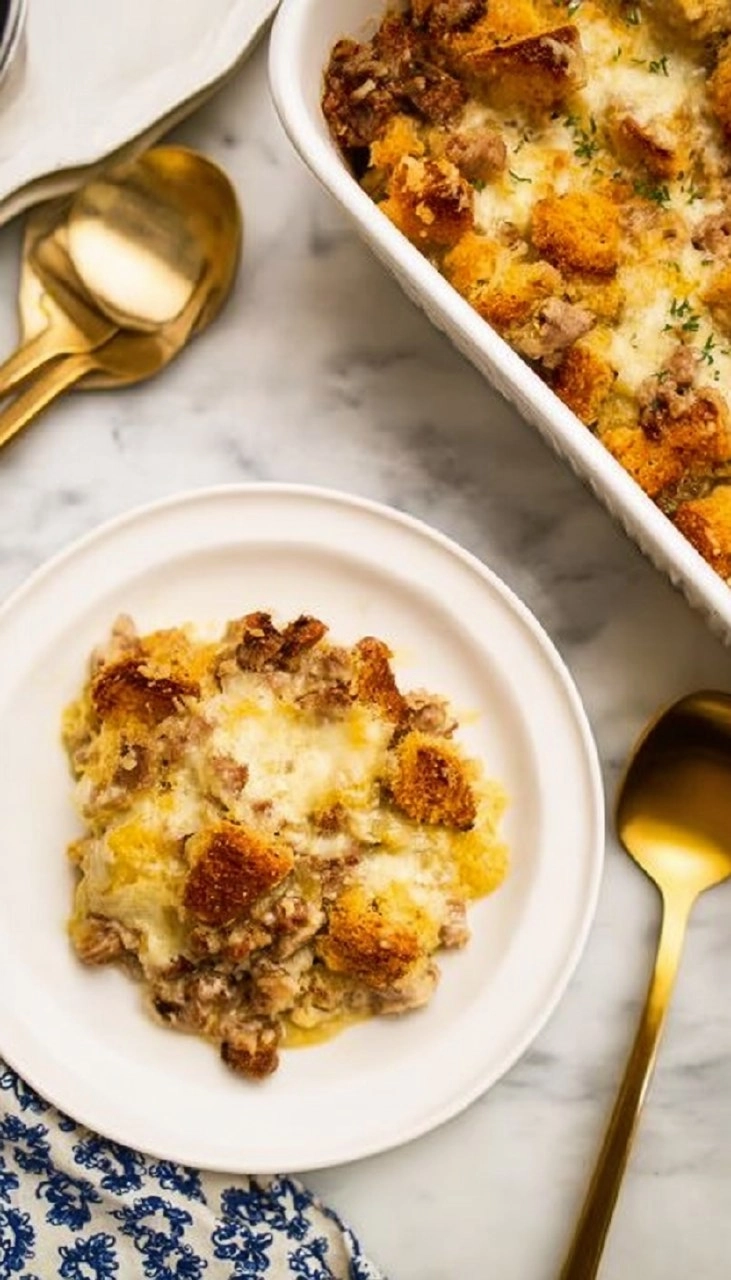Chicken Stuffing Casserole