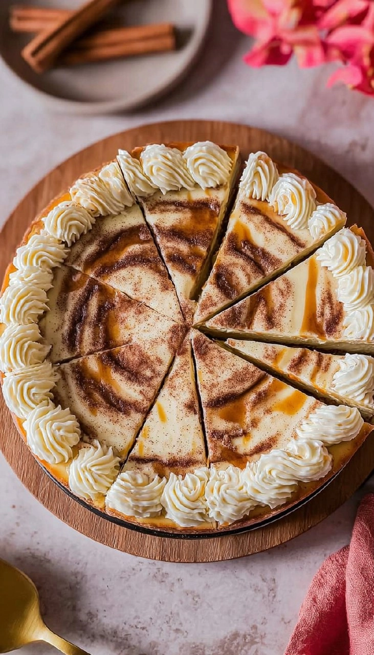 Cinnamon Roll Cheesecake