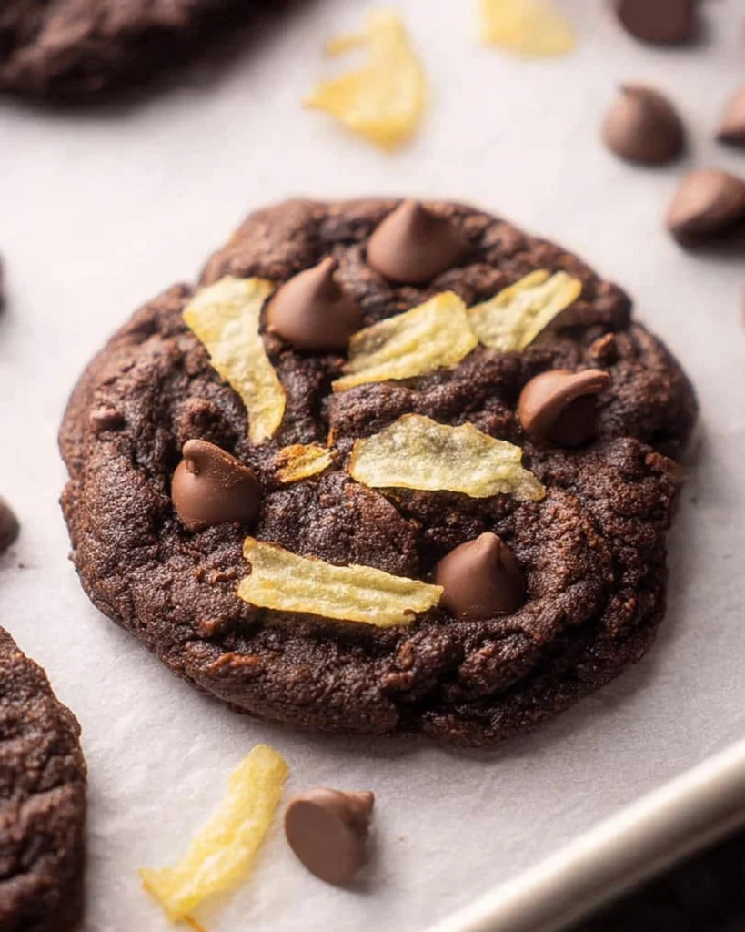 Double-Chocolate-Potato-Chip-Cookies-Recipe