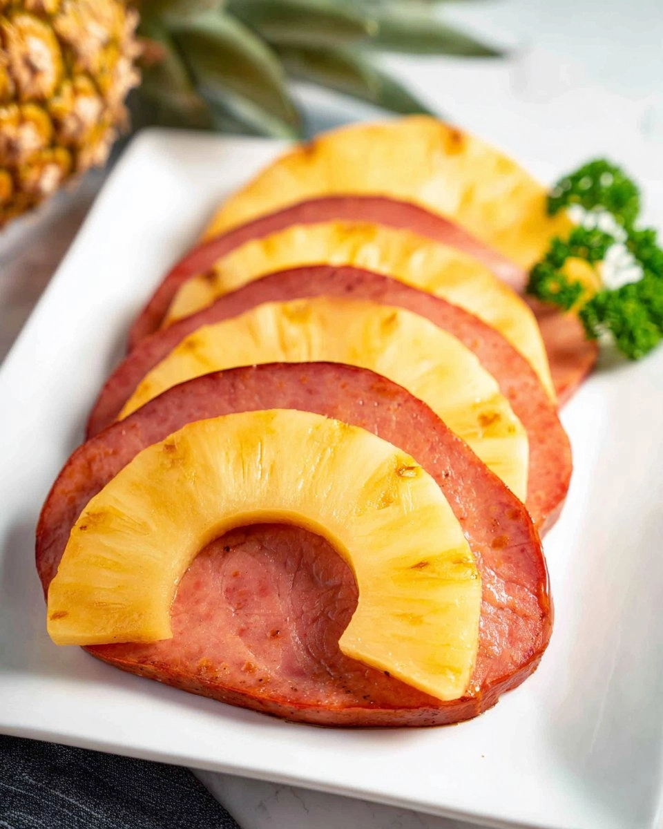 Ham Steak and Pineapple