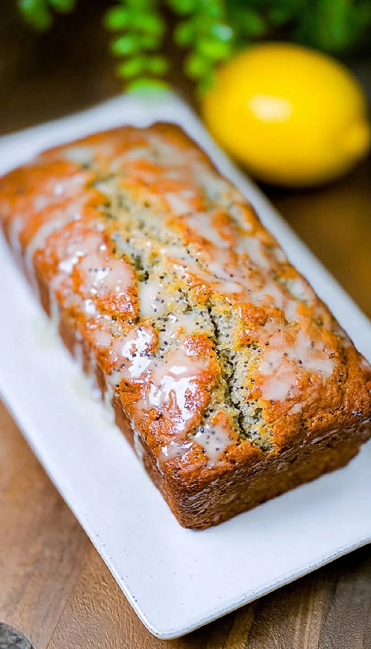 Lemon Poppy Seed Banana Bread