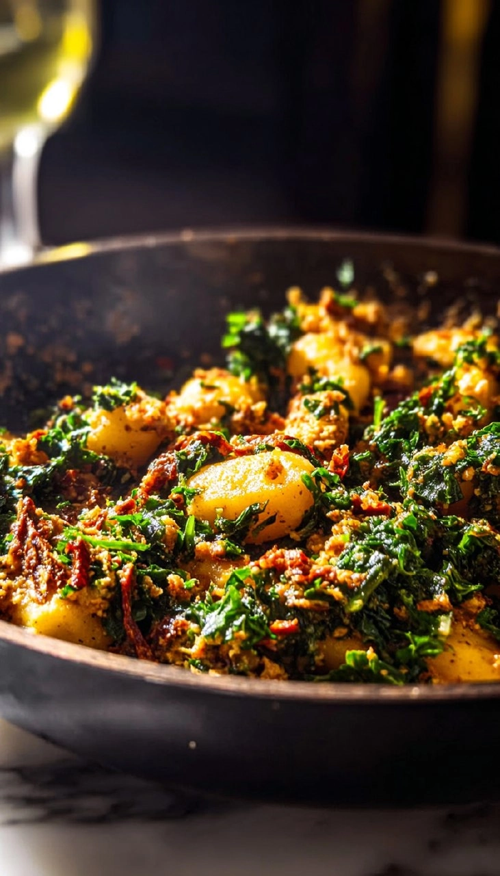 One-Pan Sun-Dried Tomato Ricotta Gnocchi