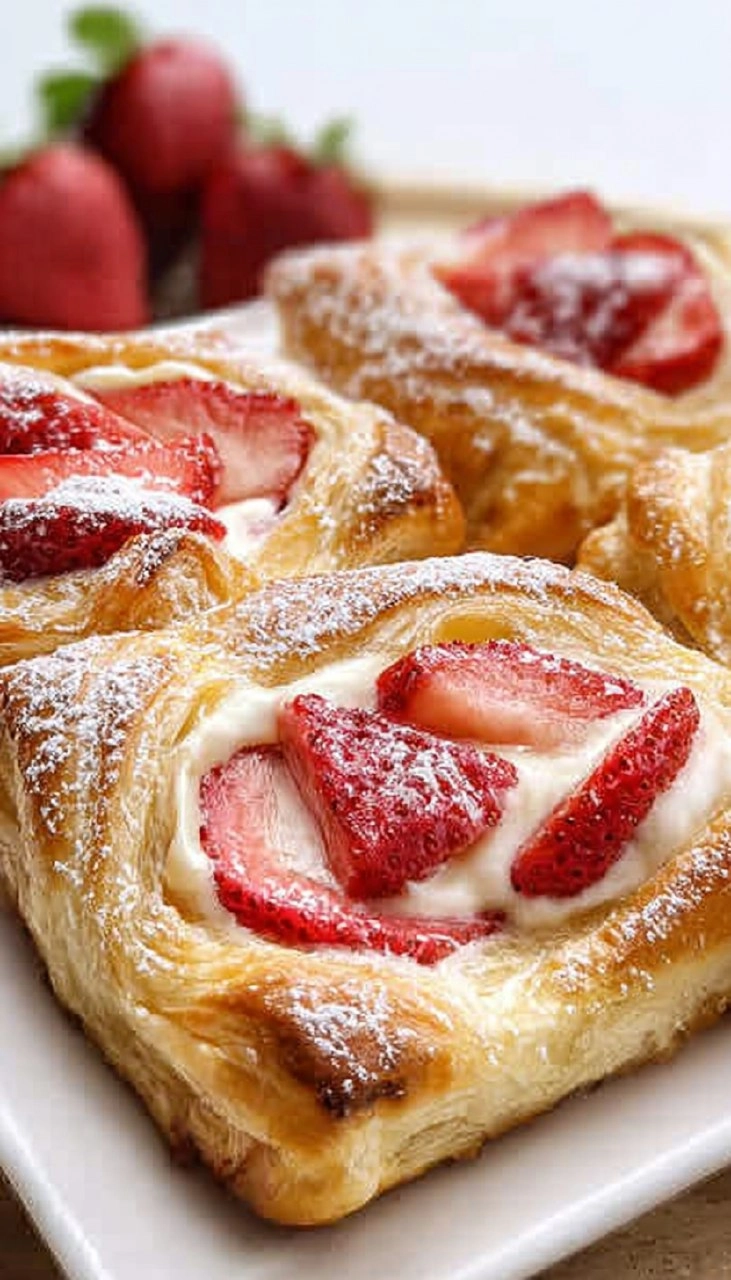 Strawberry Cream Cheese Danish