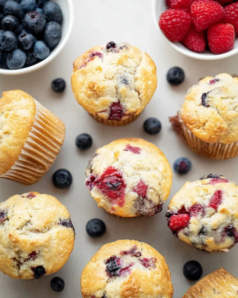 Triple-Berry-Muffins-Recipe