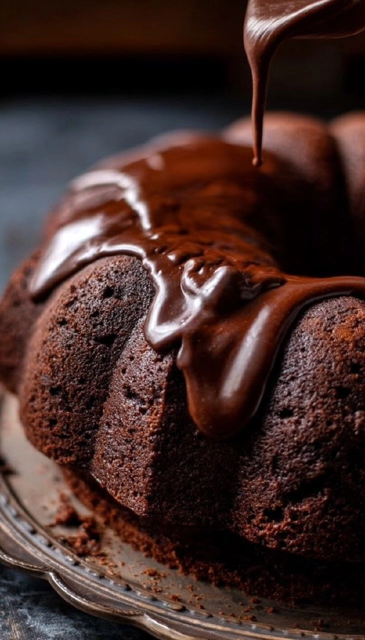 Triple Chocolate Pound Cake