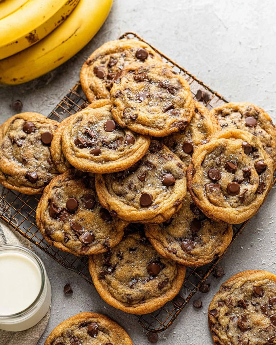 Banana Bread Chocolate Chip Cookies