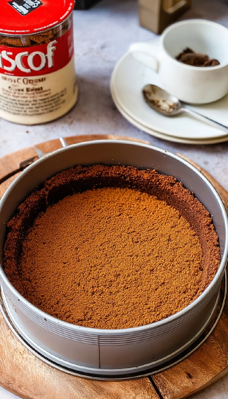 Biscoff Cookie Crust
