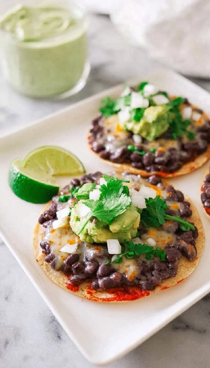 Black Bean Tostadas