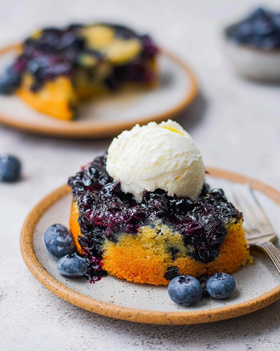 Blueberry Upside Down Cake