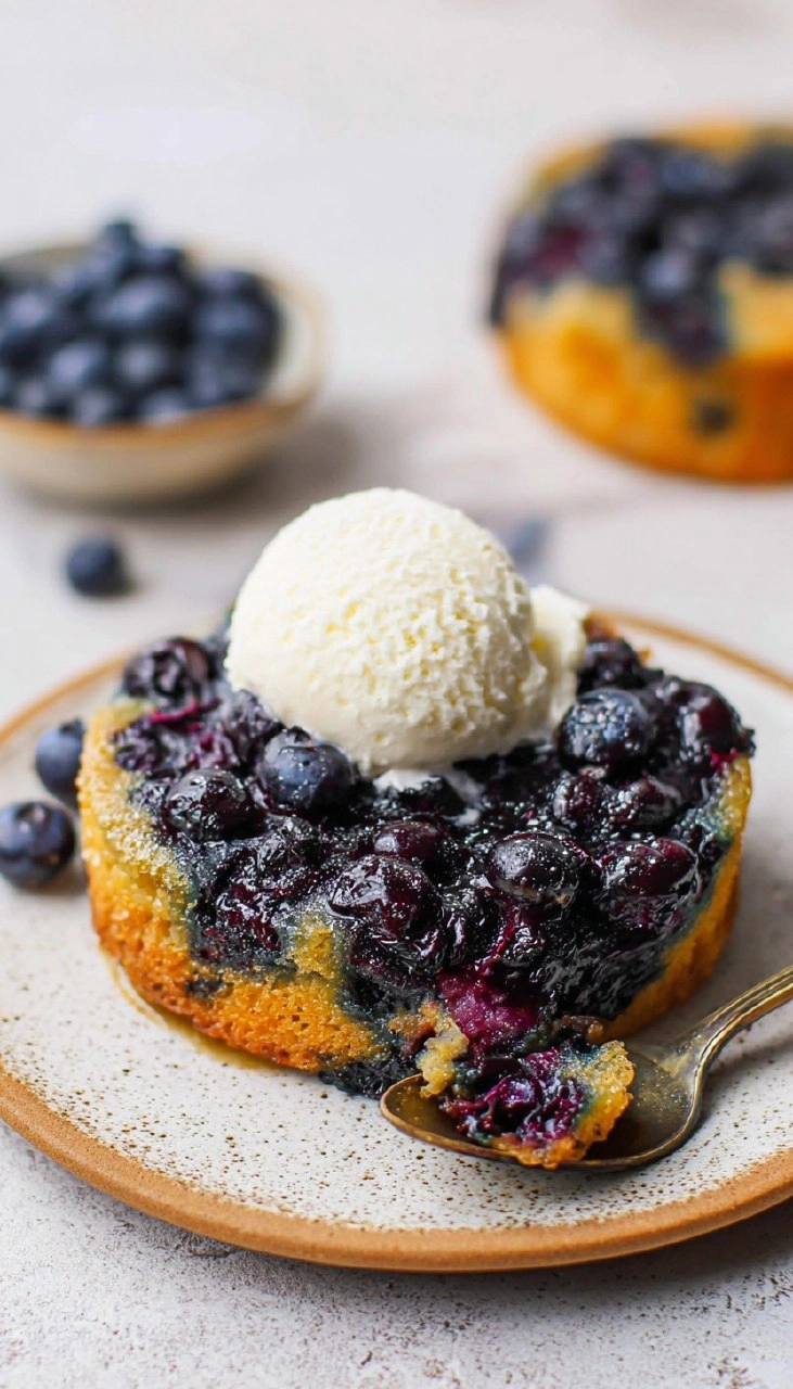 Blueberry Upside Down Cake