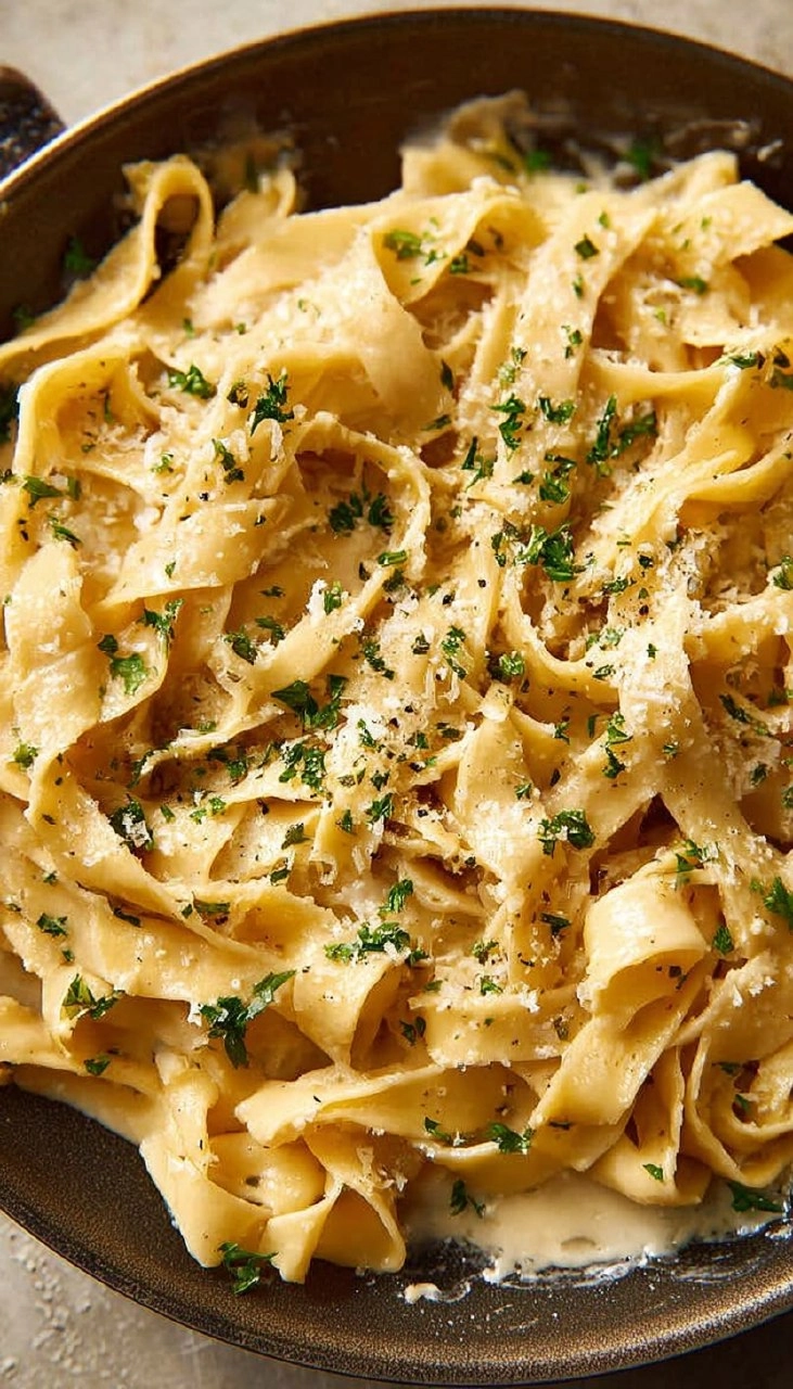 Brown Butter Fettuccine Alfredo