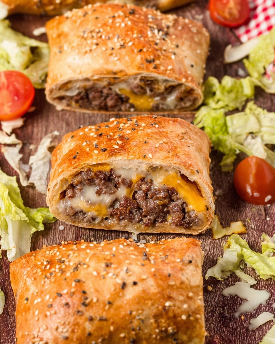 Cheeseburger Garbage Bread