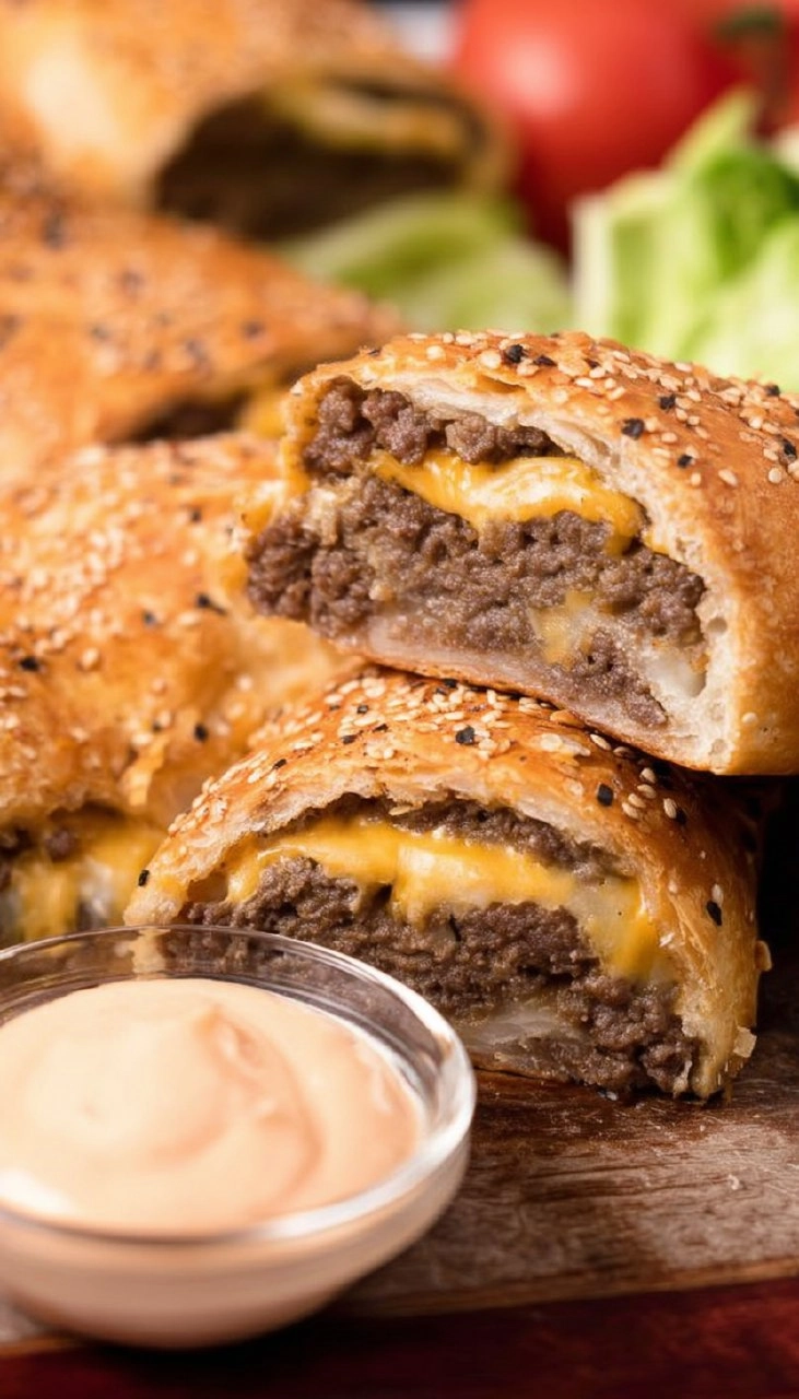 Cheeseburger Garbage Bread