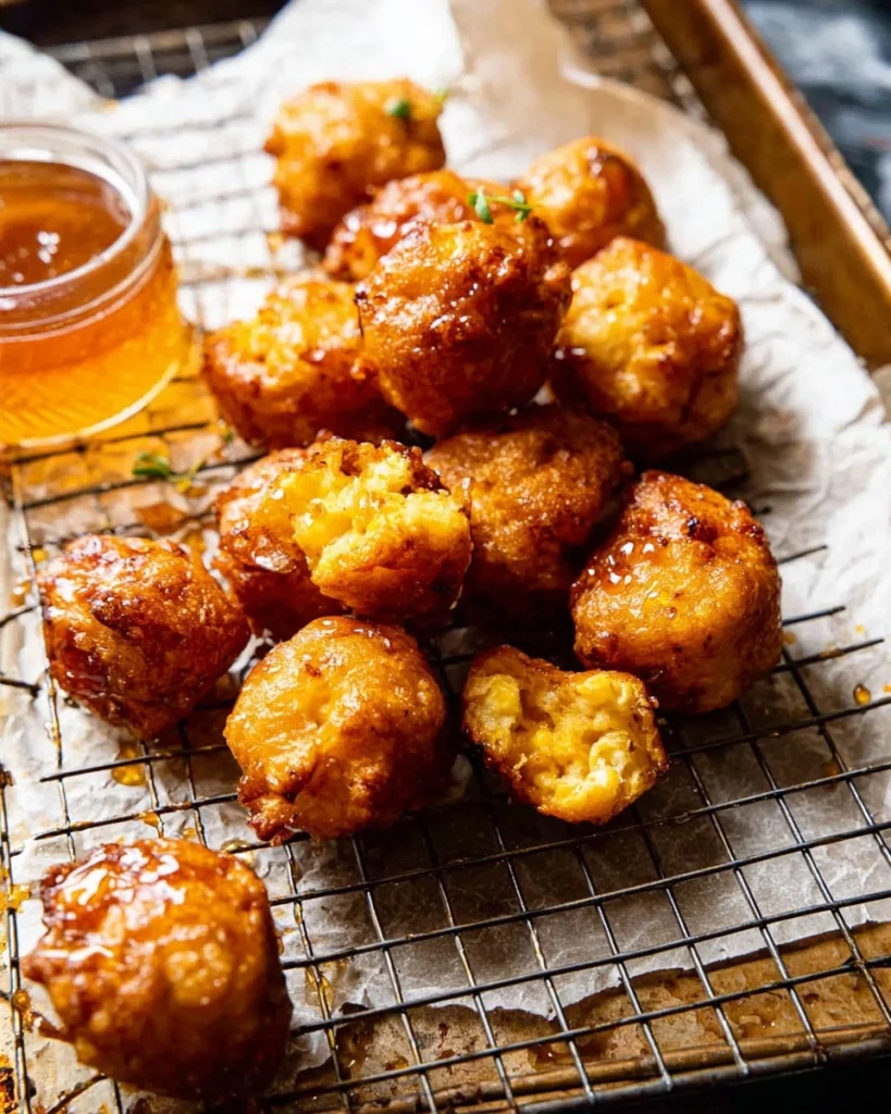Corn-Fritter-Muffins-with-Hot-Honey-Recipe