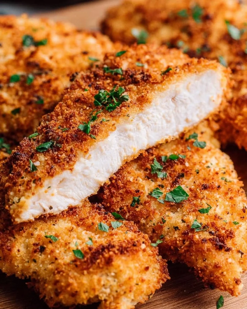 Crispy-Garlic-Parmesan-Baked-Chicken-Recipe