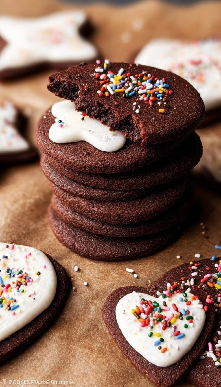 Cut-Out Chocolate Sugar Cookies