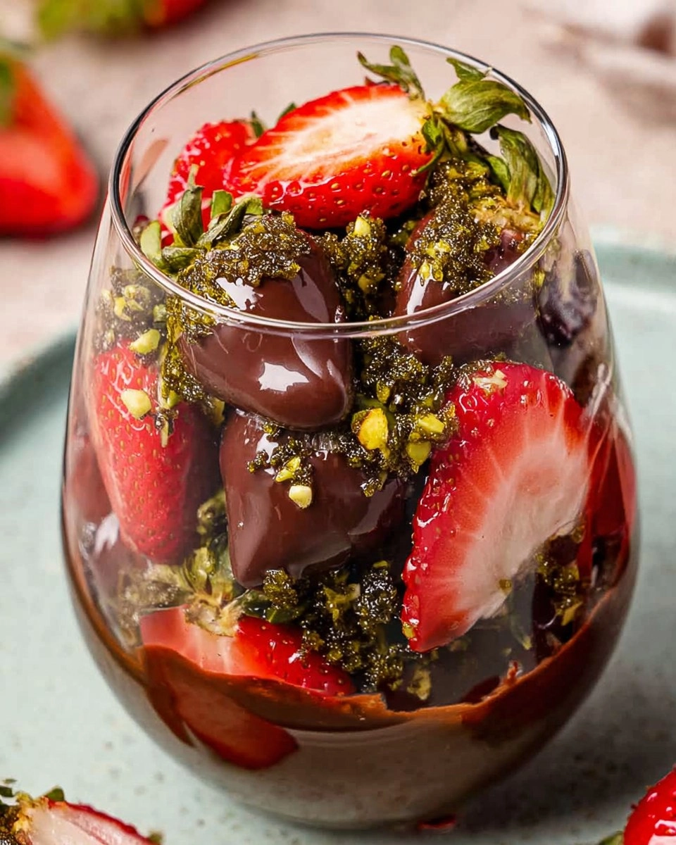 Dubai Chocolate Strawberries