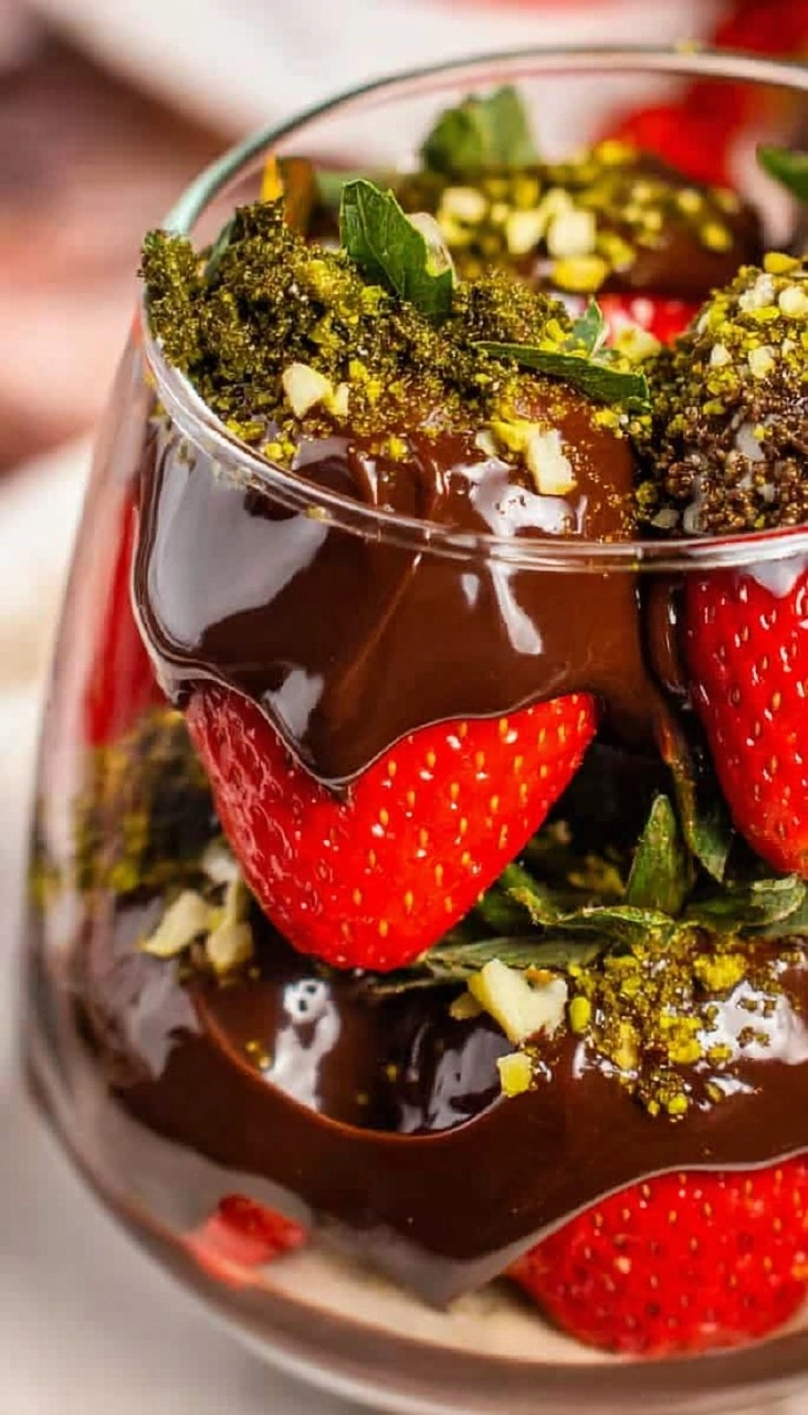 Dubai Chocolate Strawberries