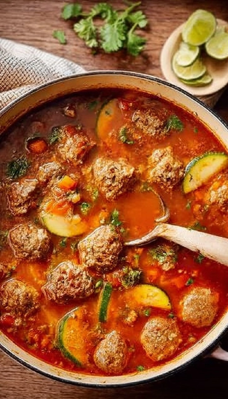 Mexican Meatball Soup (Albóndigas Soup)