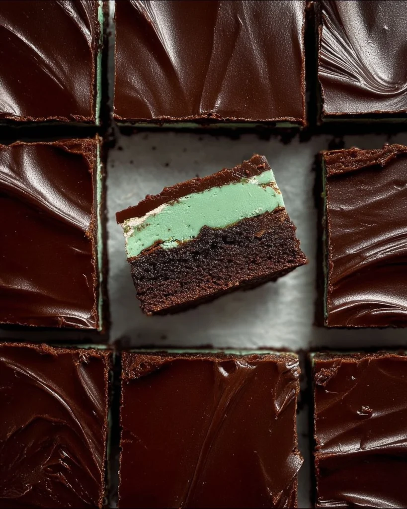Fudgy-Chocolate-Mint-Brownies-Recipe
