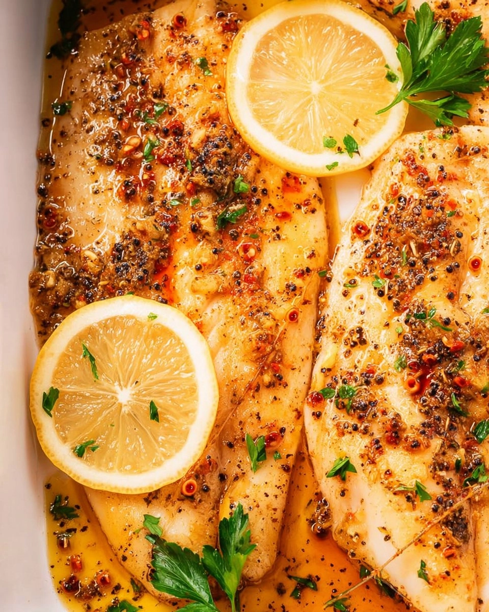 Garlic Butter Baked Tilapia