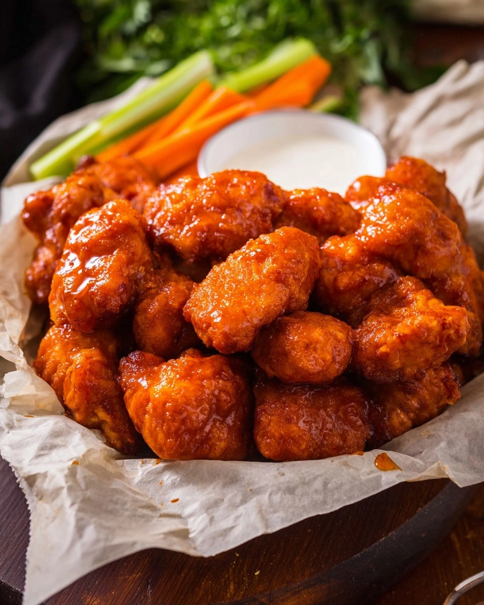 Homemade Crispy Boneless Chicken Wings