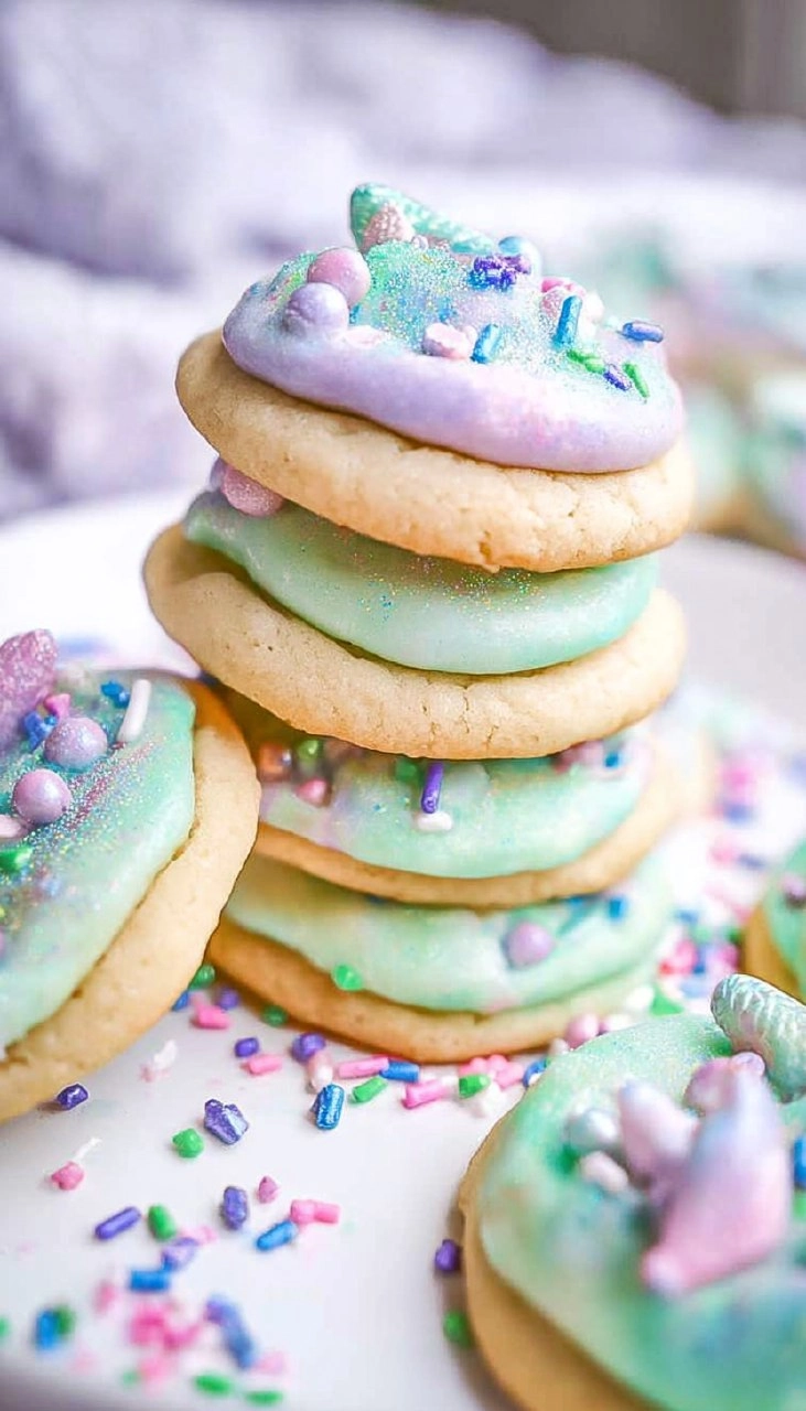 Mermaid Crumbl Cookies