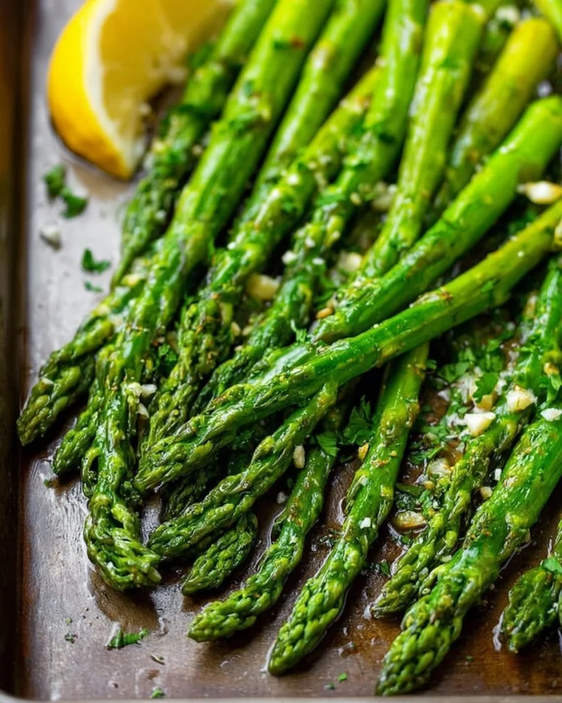 Roasted-Asparagus-with-Garlic-and-Herbs-Recipe