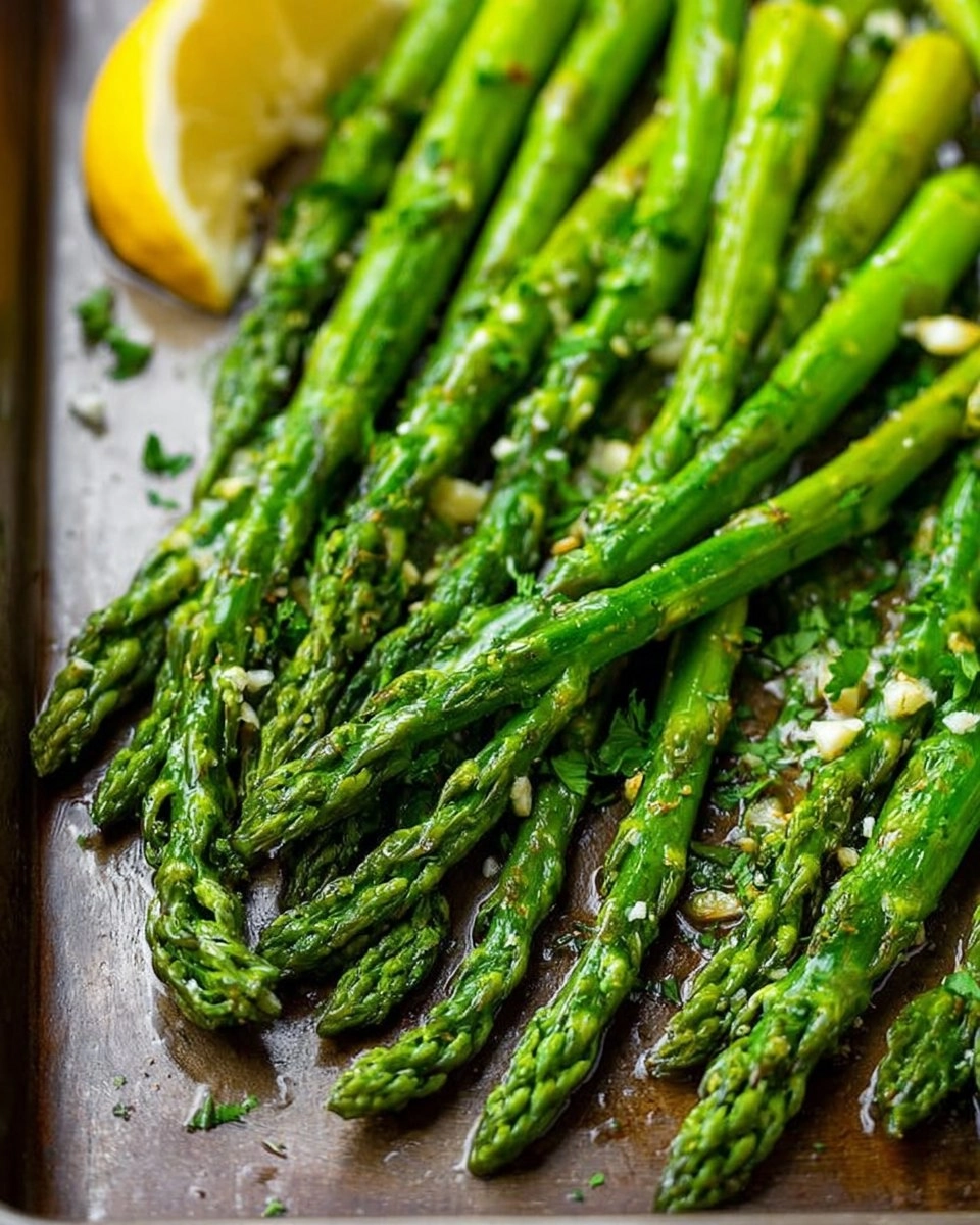 Roasted Asparagus with Garlic and Herbs