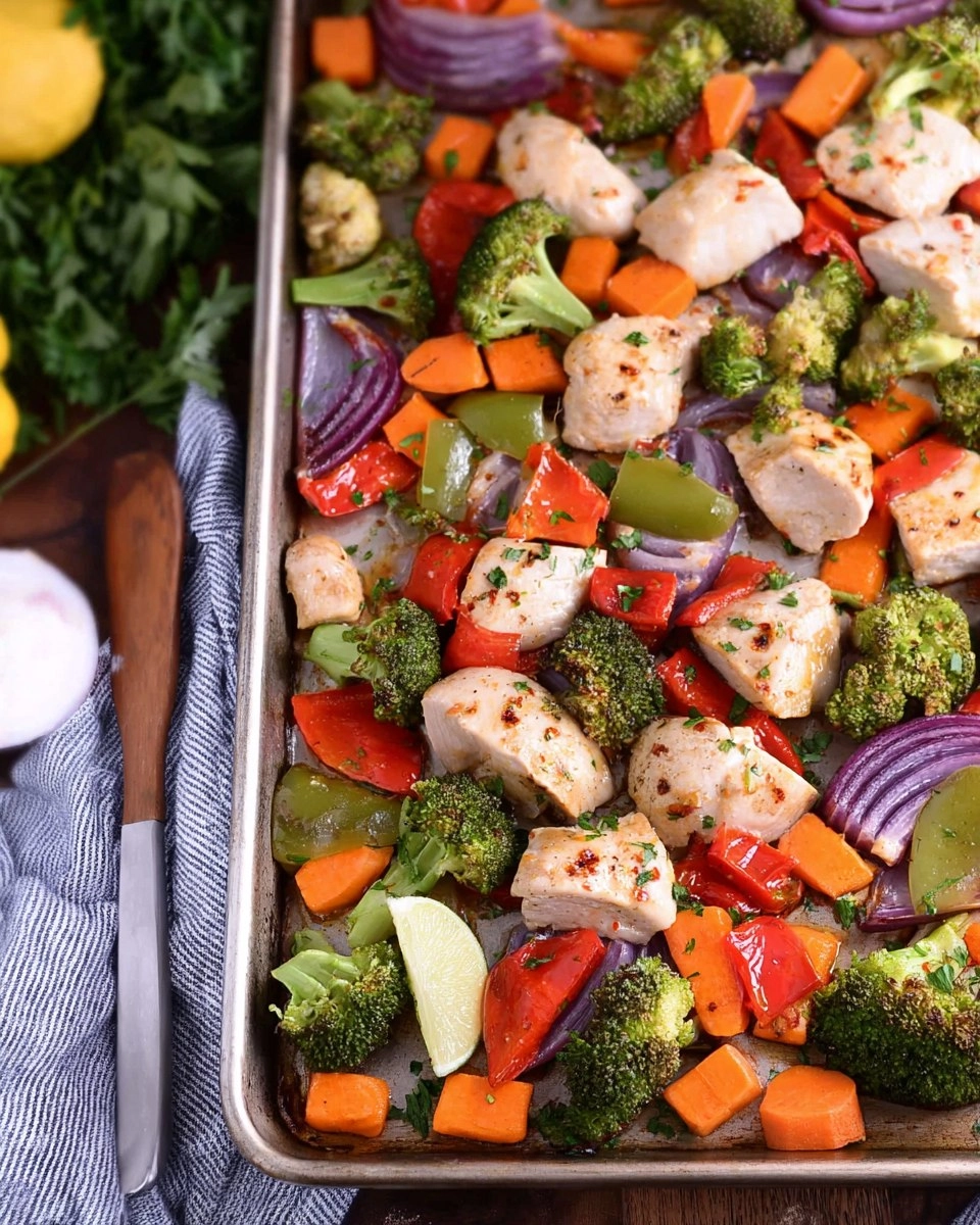 Sheet Pan Honey Garlic Chicken and Veggies