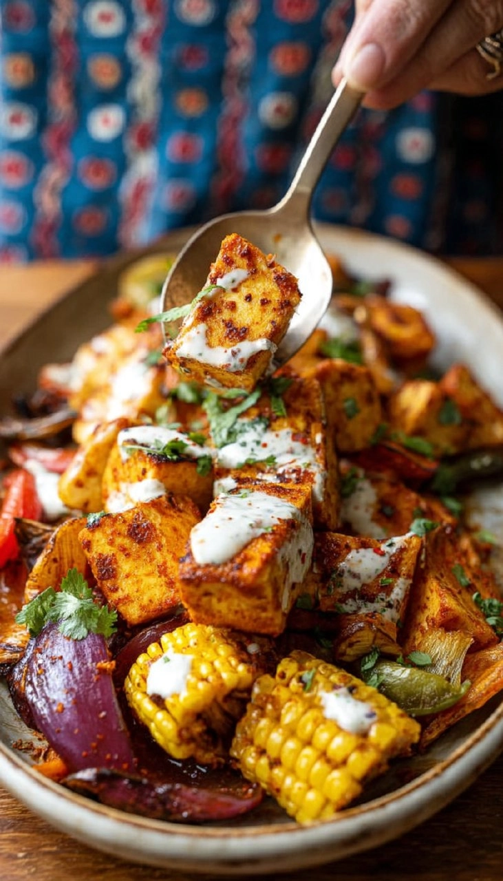 Sheet Pan Peri-Peri Tofu and Vegetables