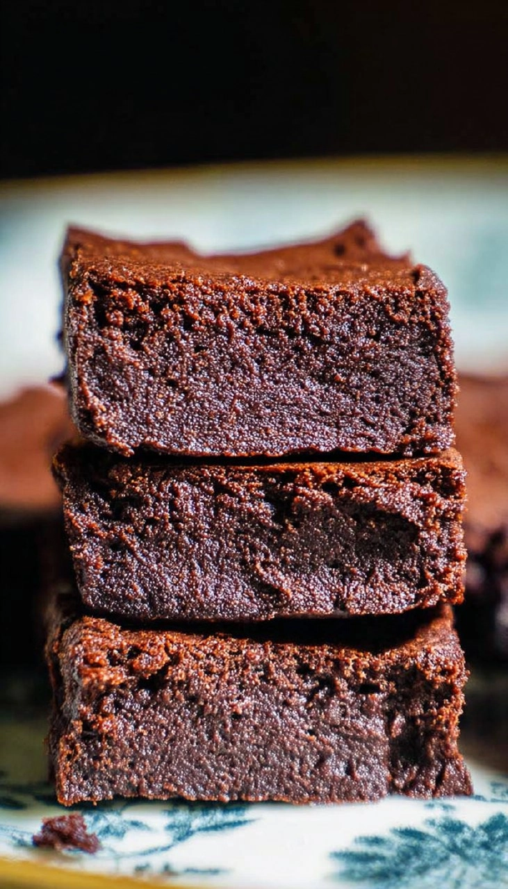 4-Ingredient Fudgy Brownies (Ultra Thick & )