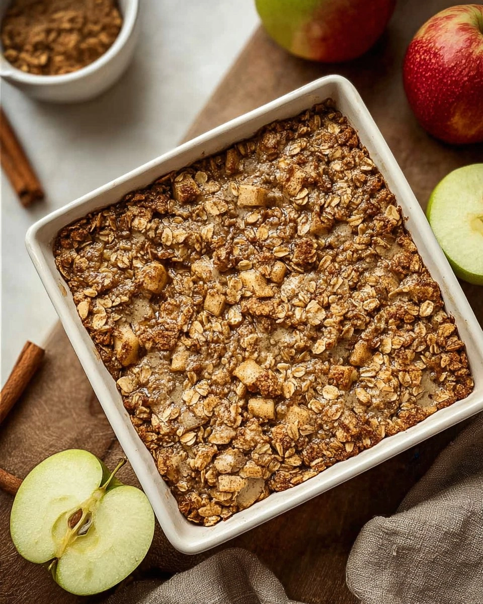 Apple Cinnamon Baked Oatmeal
